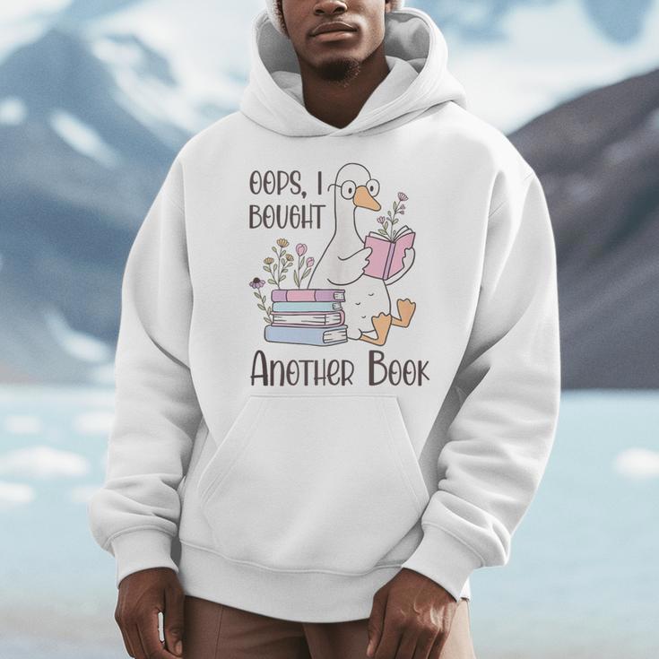 Oops I Bought Another Book Silly Goose Men Hoodie