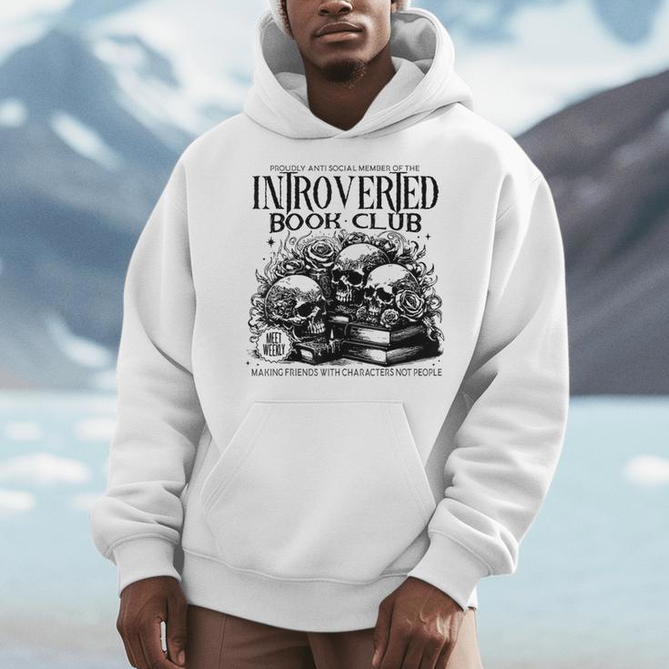 Proudly Anti Social Member Of The Introverted Book Club Men Hoodie Proudly Anti Social Member Of The Introverted Book Club Men Hoodie
