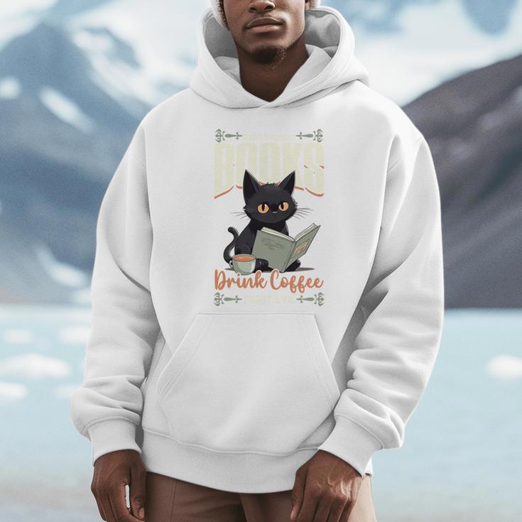 Read Banned Books Drink Coffee Fight Evil Cat Free Speech Men Hoodie Read Banned Books Drink Coffee Fight Evil Cat Free Speech Men Hoodie