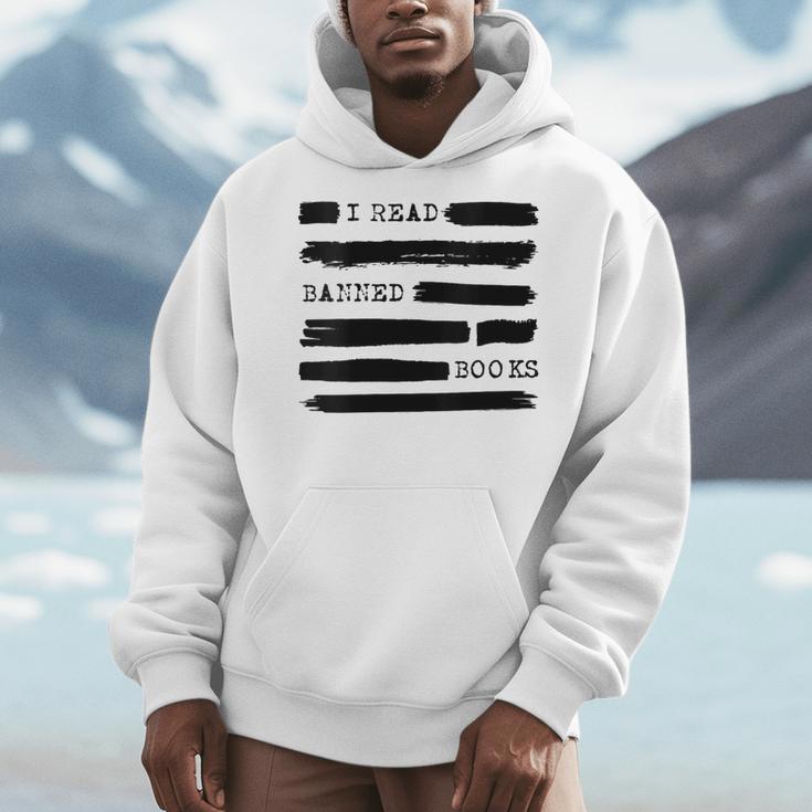 I Read Banned Books Banned Books Week Librarian Teacher Men Hoodie I Read Banned Books Banned Books Week Librarian Teacher Men Hoodie