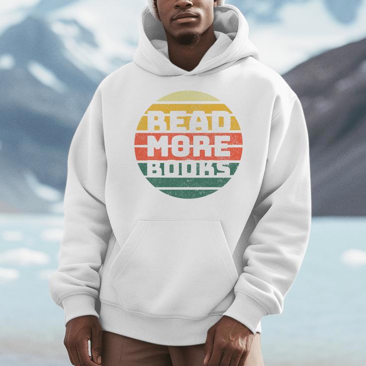 Read More Books Retro Vintage Book Lover Premium Tri-Blend Men Hoodie