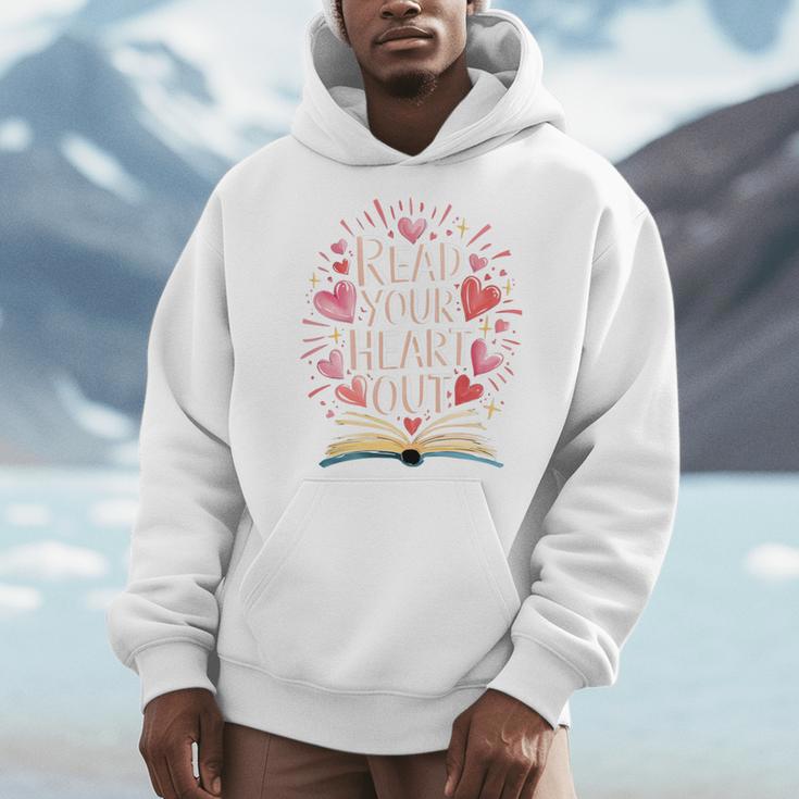 Read Your Heart Out Book Lovers Men Hoodie