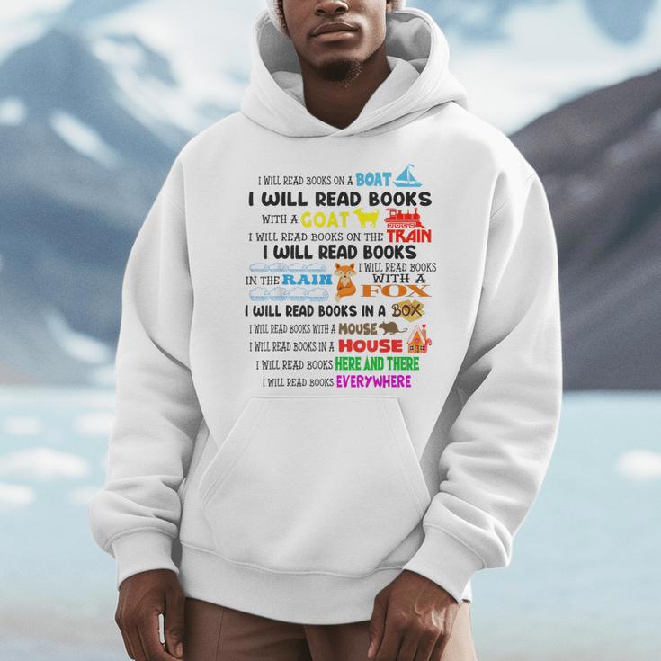 Read My Shirt Day For Kids Boy Girls i Will Read Books Men Hoodie