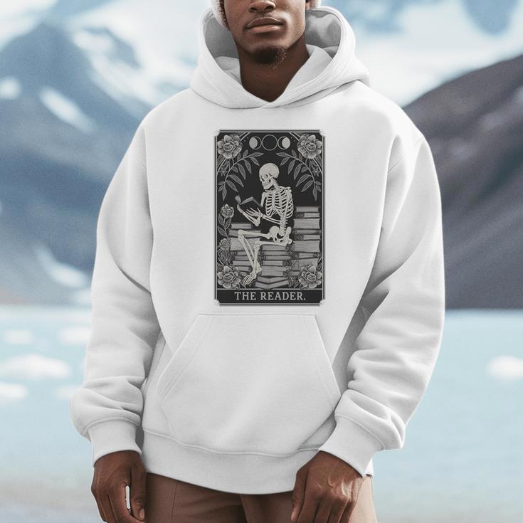 The Reader – Gothic Book Lover Dark Academia Premium Tri-Blend Men Hoodie