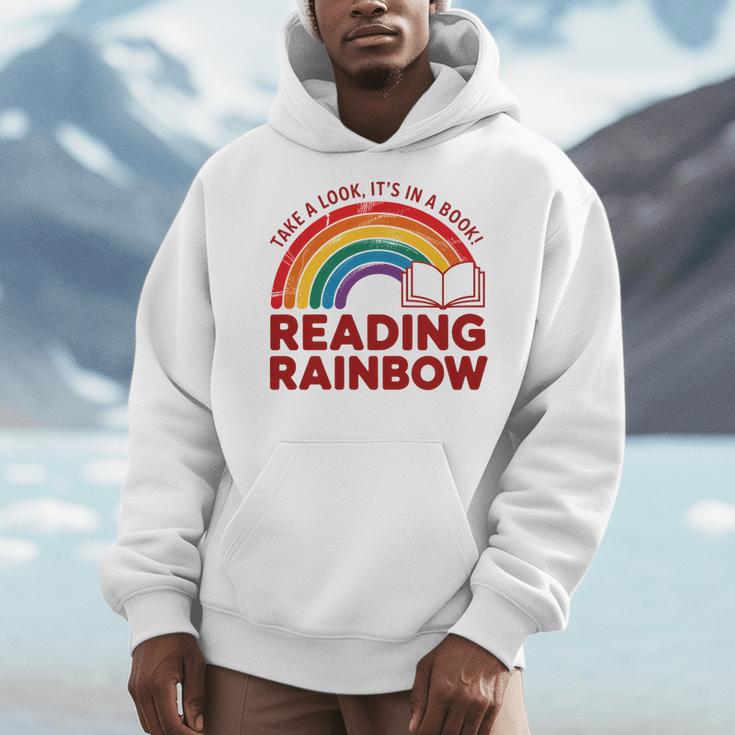Reading Book Rainbow Literacy Learning Premium Tri-Blend Men Hoodie Reading Book Rainbow Literacy Learning Premium Tri-Blend Men Hoodie