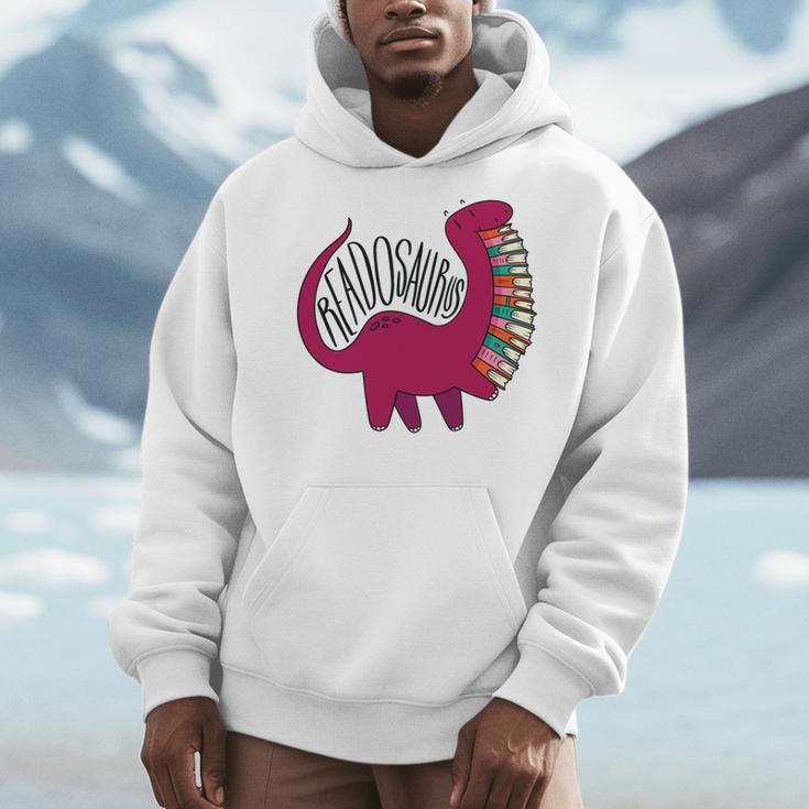 Readosaurus Reading Dinosaur Book Lover Library Studying Men Hoodie Readosaurus Reading Dinosaur Book Lover Library Studying Men Hoodie