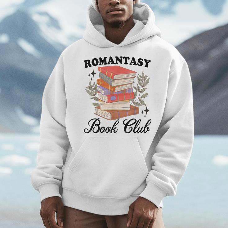 Romantasy Book Club Fantasy Bookish Reading Banned Books Men Hoodie