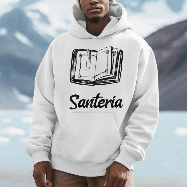 Santeria Bruja Book Men Hoodie