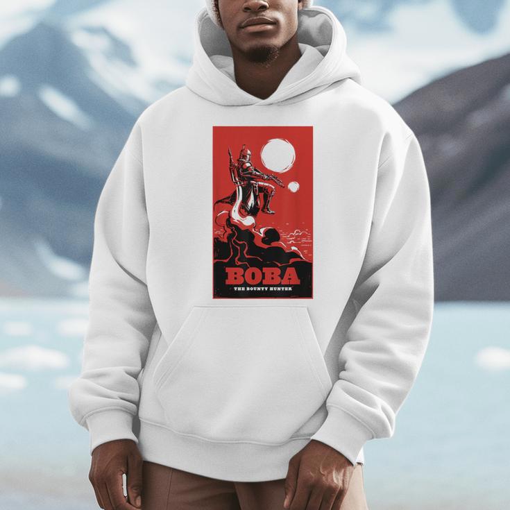 Star Wars The Book Of Boba Fett Vintage Poster Men Hoodie