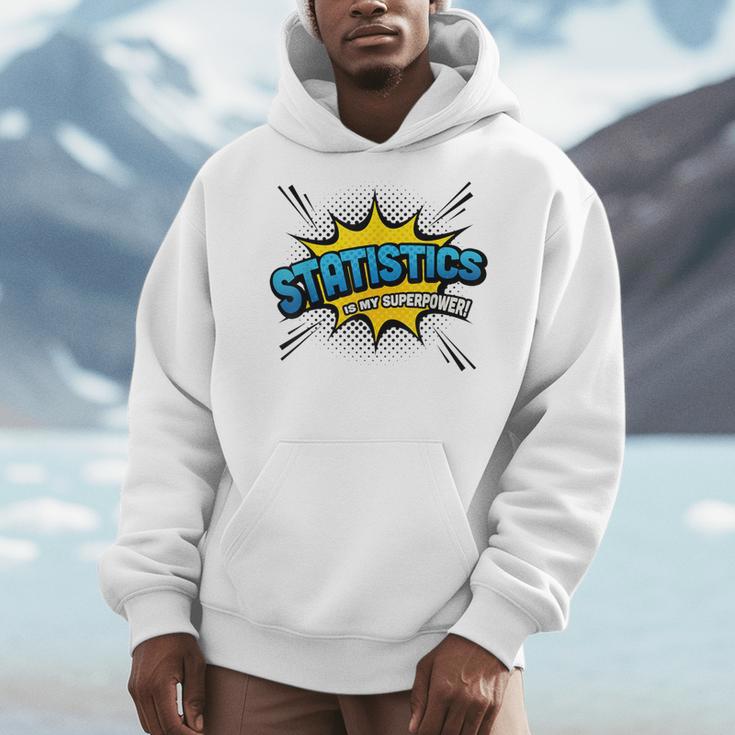 Statistics Is My Superpower Comic Book Style Men Hoodie Statistics Is My Superpower Comic Book Style Men Hoodie