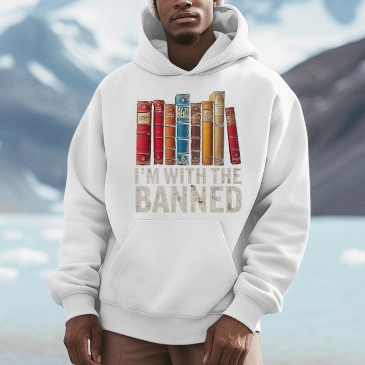 Support Banned Books Freedom I'm With The Banned Men Hoodie Support Banned Books Freedom I'm With The Banned Men Hoodie