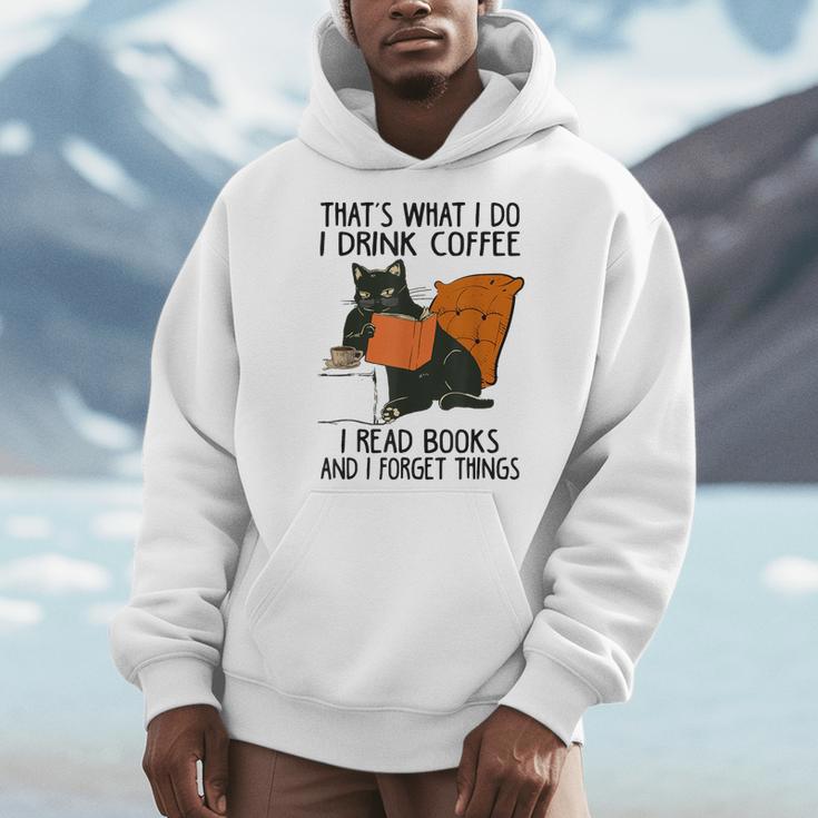That's What I Do I Read Books I Drink Coffee I Know Things Men Hoodie