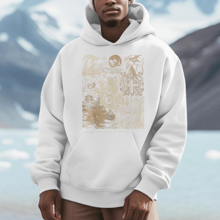 'The Times Of War Love And Fairies' Vintage Fairytale Book Men Hoodie