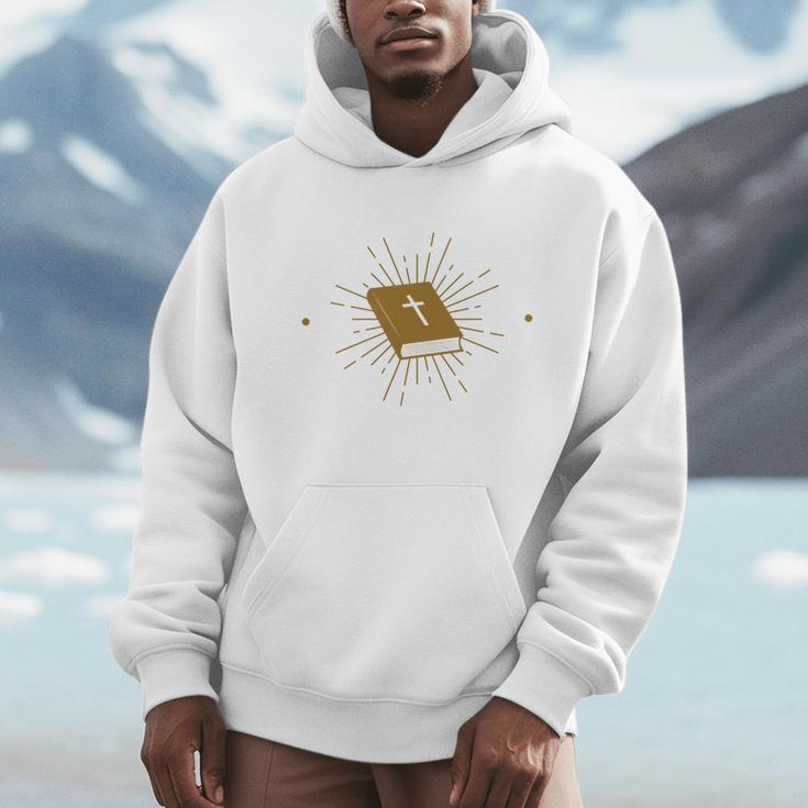 Visit Many Good Books But Live In The Bible Men Hoodie