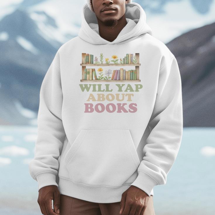 Will Yap About Books Reader Book Nerd Book Reading Lover Premium Tri-Blend Men Hoodie Will Yap About Books Reader Book Nerd Book Reading Lover Premium Tri-Blend Men Hoodie