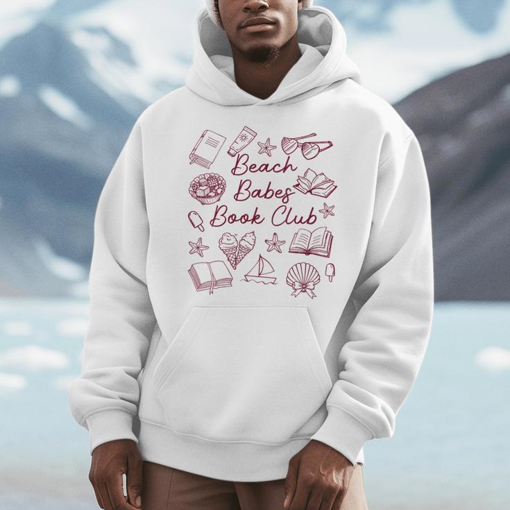 Women's Reading Book Lover Bookish Summer Beach Babes Book Club Men Hoodie