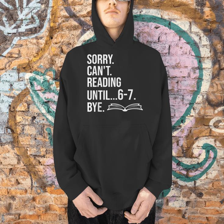 6 7 English Teacher 6-7 Sorry Cant Reading 67 Book Six Seven Men Hoodie