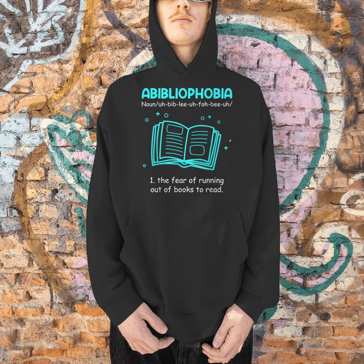 Abibliophobia Abibliophobie Definition Books Men Hoodie