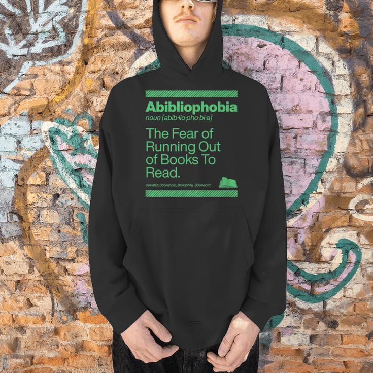 Abibliophobia The Fear Of Running Out Of Books To Read Men Hoodie