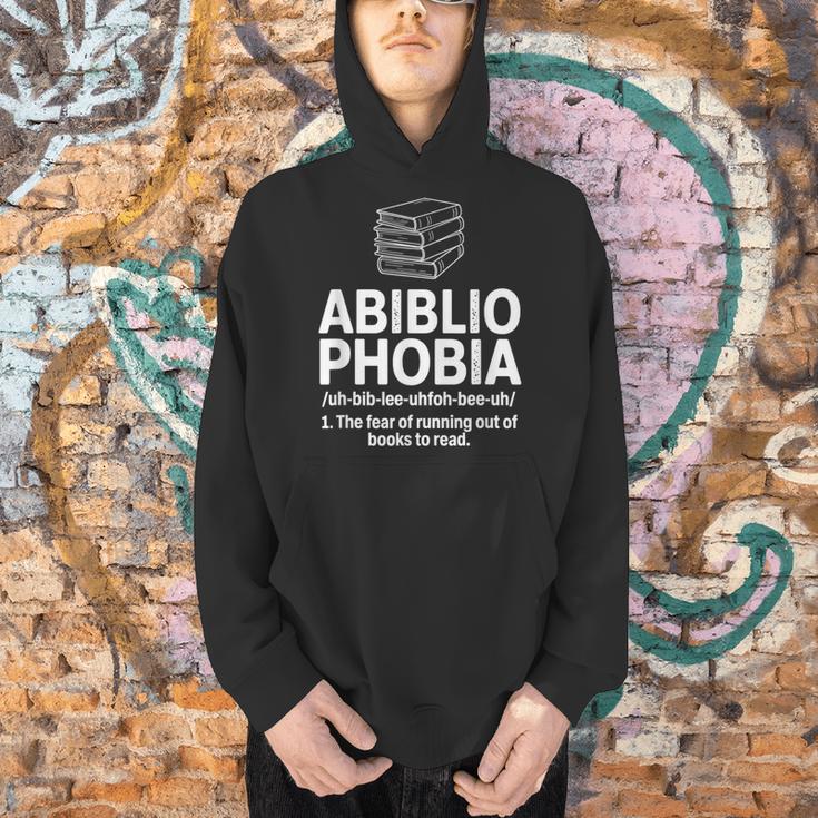 Abibliophobia Reading Fear Of No Books Definition Men Hoodie