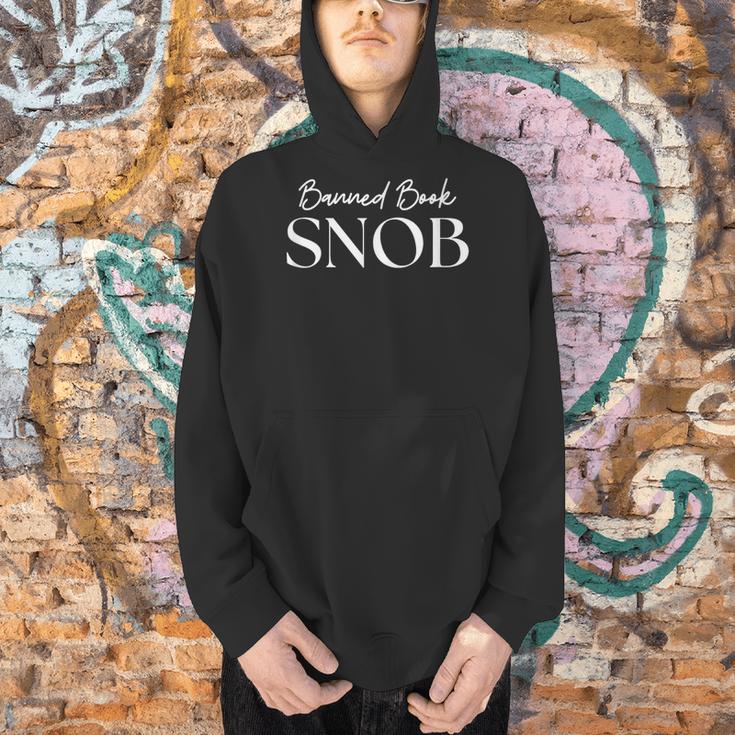 Banned Book Snob For The Literary Rebel Men Hoodie