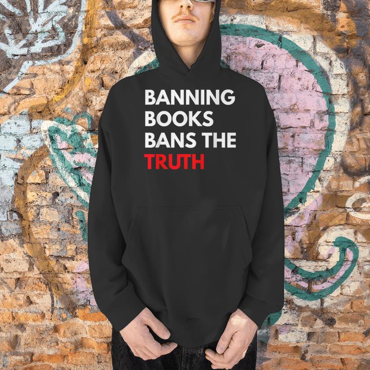 Banning Books Bans The Truth I Read Banned Books Week Men Hoodie