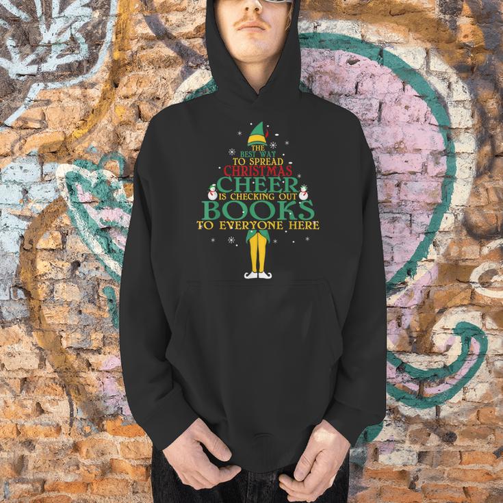 The Best Way To Spread Christmas Cheer Is Checking Out Books Men Hoodie
