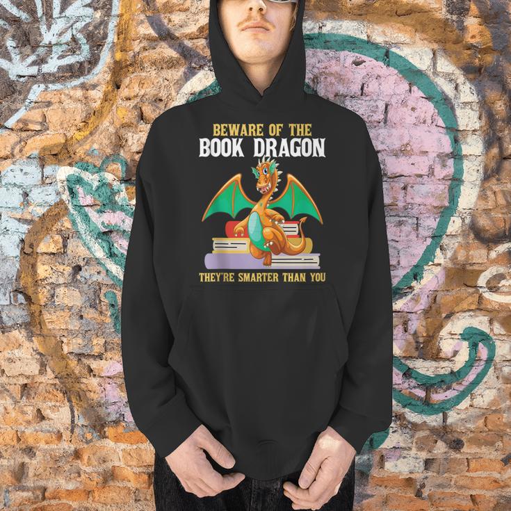 Beware Of The Book Dragon Mythical Creatures Men Hoodie Beware Of The Book Dragon Mythical Creatures Men Hoodie