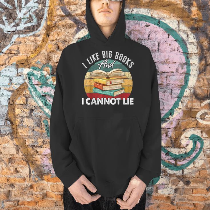 I Like Big Books Librarian Reading Teacher Book Lover Men Hoodie