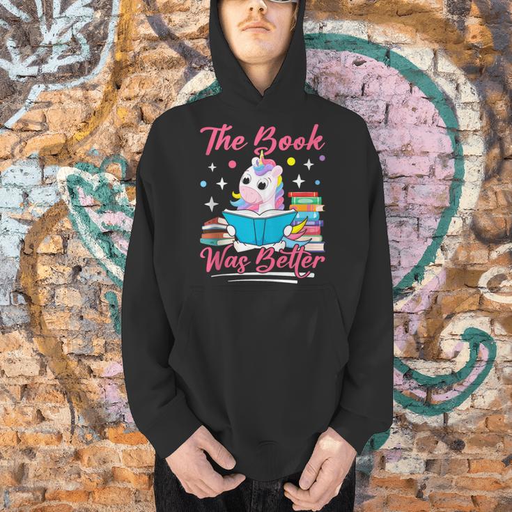 The Book Was Better Book Reader Girl Book Lover Men Hoodie
