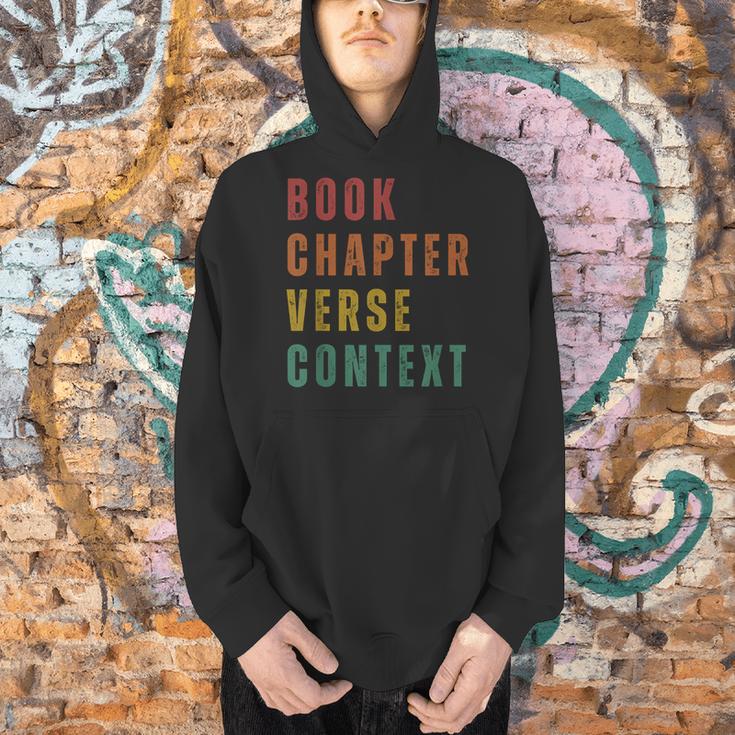 Book Chapter Verse Context Men Hoodie