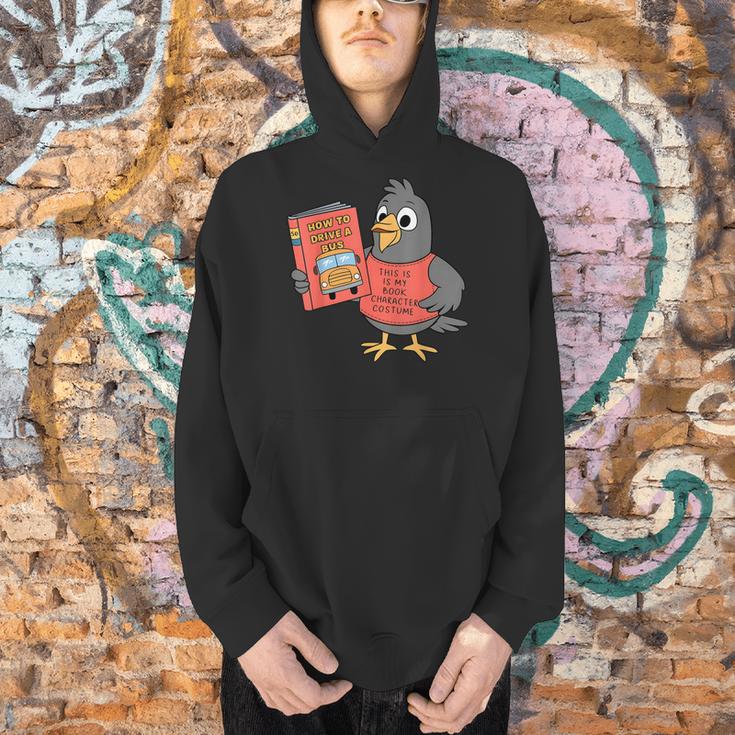 This Is My Book Character Costume- Pigeon Kids Reading Men Hoodie