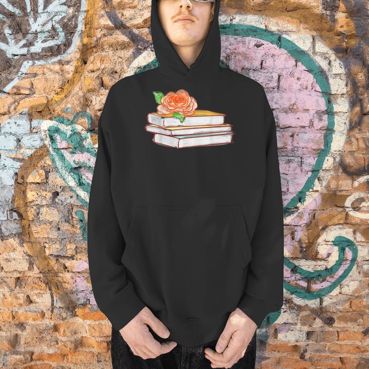 Book Flower Men Hoodie