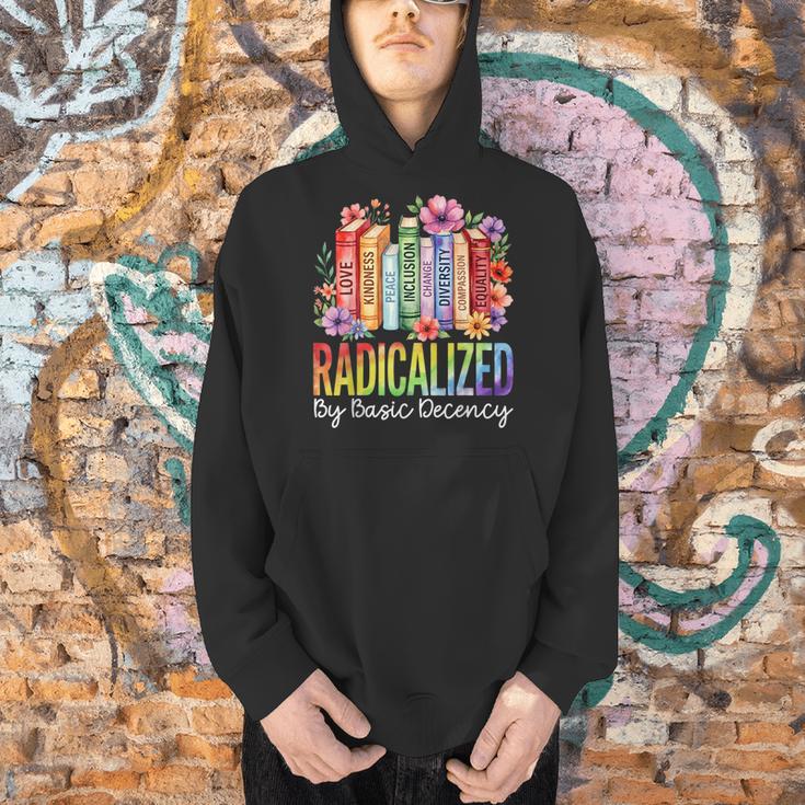 Book Flower Radicalized By Basic Decency Feminist LGBT Pride Men Hoodie Book Flower Radicalized By Basic Decency Feminist LGBT Pride Men Hoodie