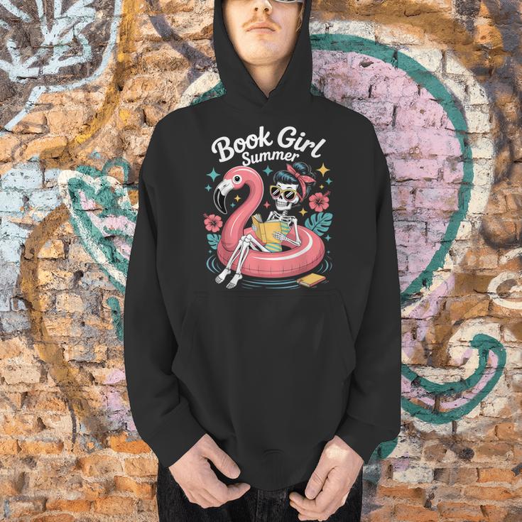 Book Girl Summer Skeleton Reading Books Lovers Beach Men Hoodie Book Girl Summer Skeleton Reading Books Lovers Beach Men Hoodie