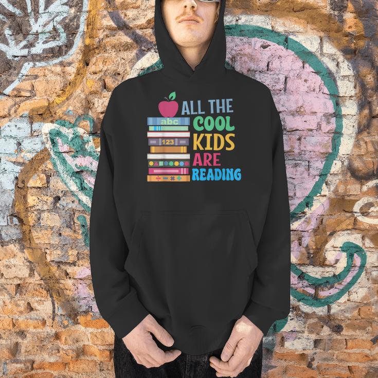 Book Lover All The Cool Kids Reading Men Hoodie