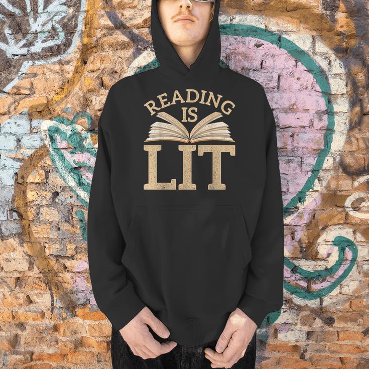 Book Novel Abendteuer Story Reading Men Hoodie