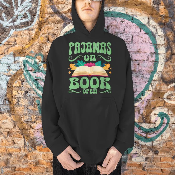 Book And Pajama Pajamas On Book Open Men Hoodie