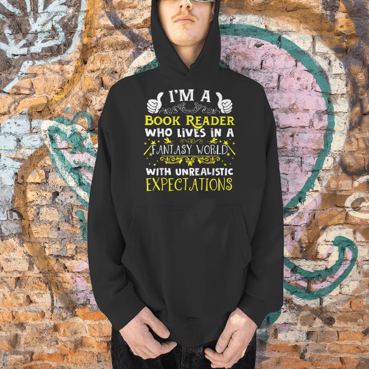 Im a Book Reader Fantasy World Funniest Design Men Hoodie