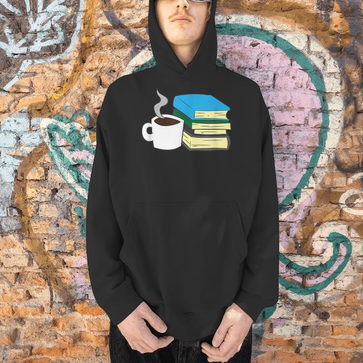 Book Reading And Coffee Books And Coffee Men Hoodie