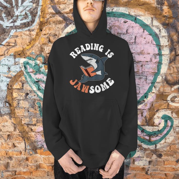 Book Reading Is Jawsome Reading Books Men Hoodie