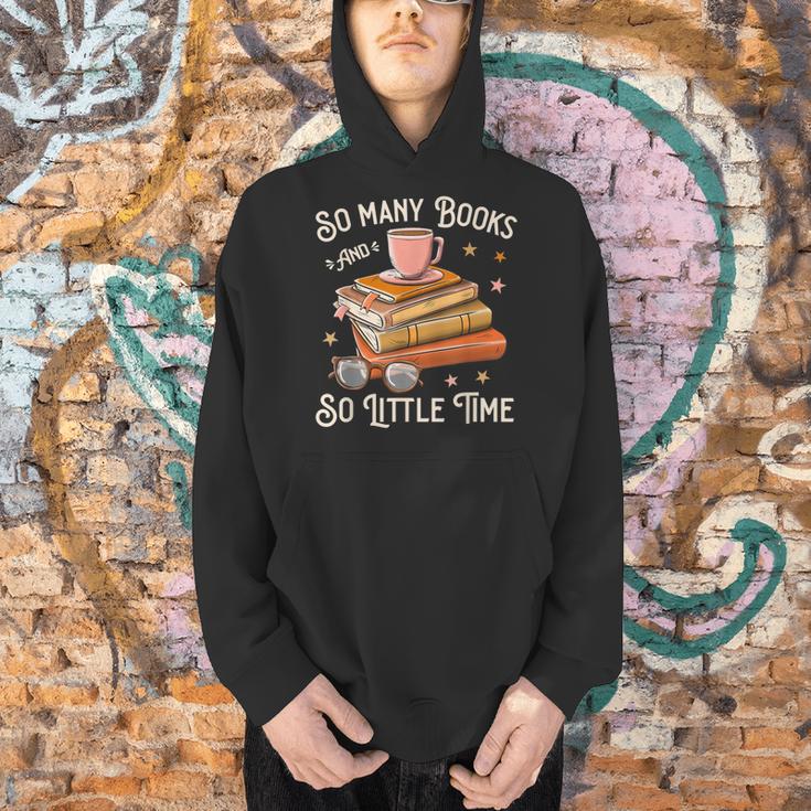 Book Reading Kafee Librarian Vele Books And Little Time Men Hoodie