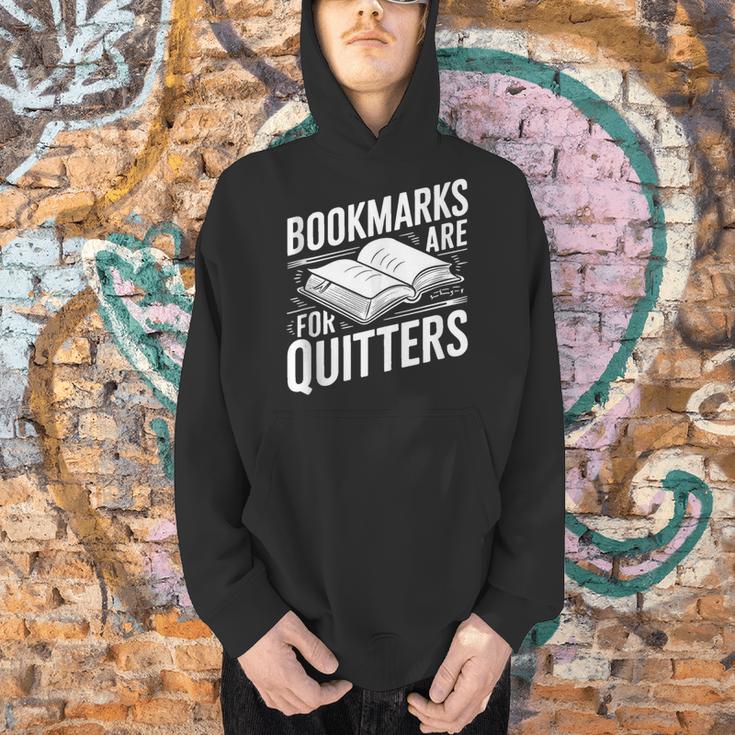 Bookmarks Quote Library Book Reader Men Hoodie