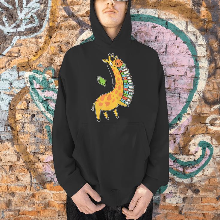 Books & Giraffe Men Hoodie
