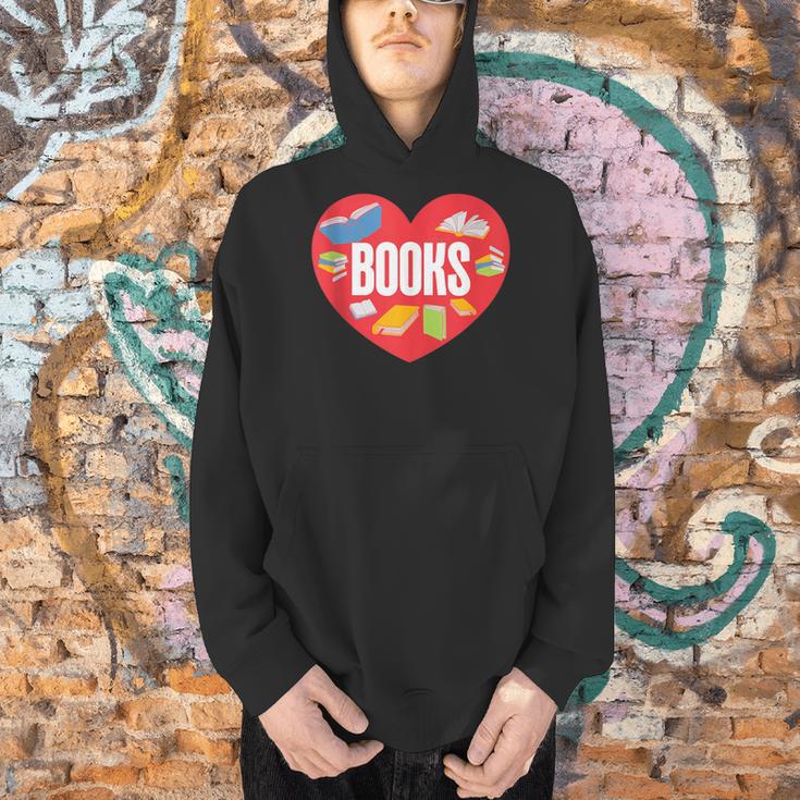Books Book Reader Bookworm Teacher Valentine's Day Men Hoodie