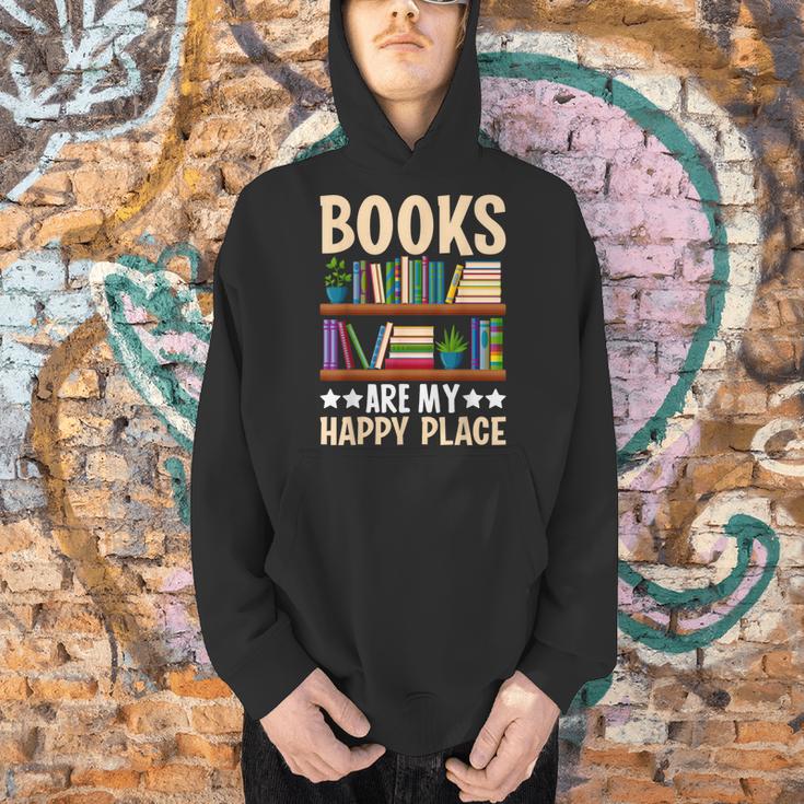 Books Are My Happy Place Men Hoodie