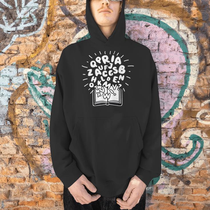 Books Reading Book Lover Alphabet Literature Reader Men Hoodie Books Reading Book Lover Alphabet Literature Reader Men Hoodie