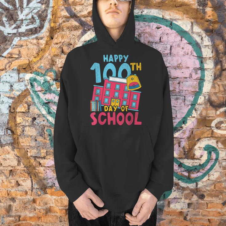 Books School Backpack Student Teacher 100 Days Of School For Men Women Kids Men Hoodie
