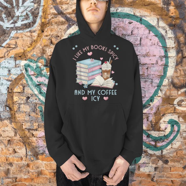 I Like My Books Spicy And My Coffee ICY Shirt Bookworm Men Hoodie I Like My Books Spicy And My Coffee ICY Shirt Bookworm Men Hoodie