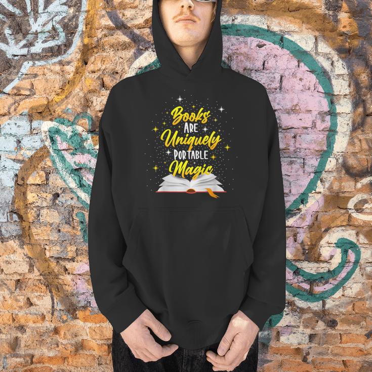 Books Are Uniquely Portable Magic Men Hoodie Books Are Uniquely Portable Magic Men Hoodie